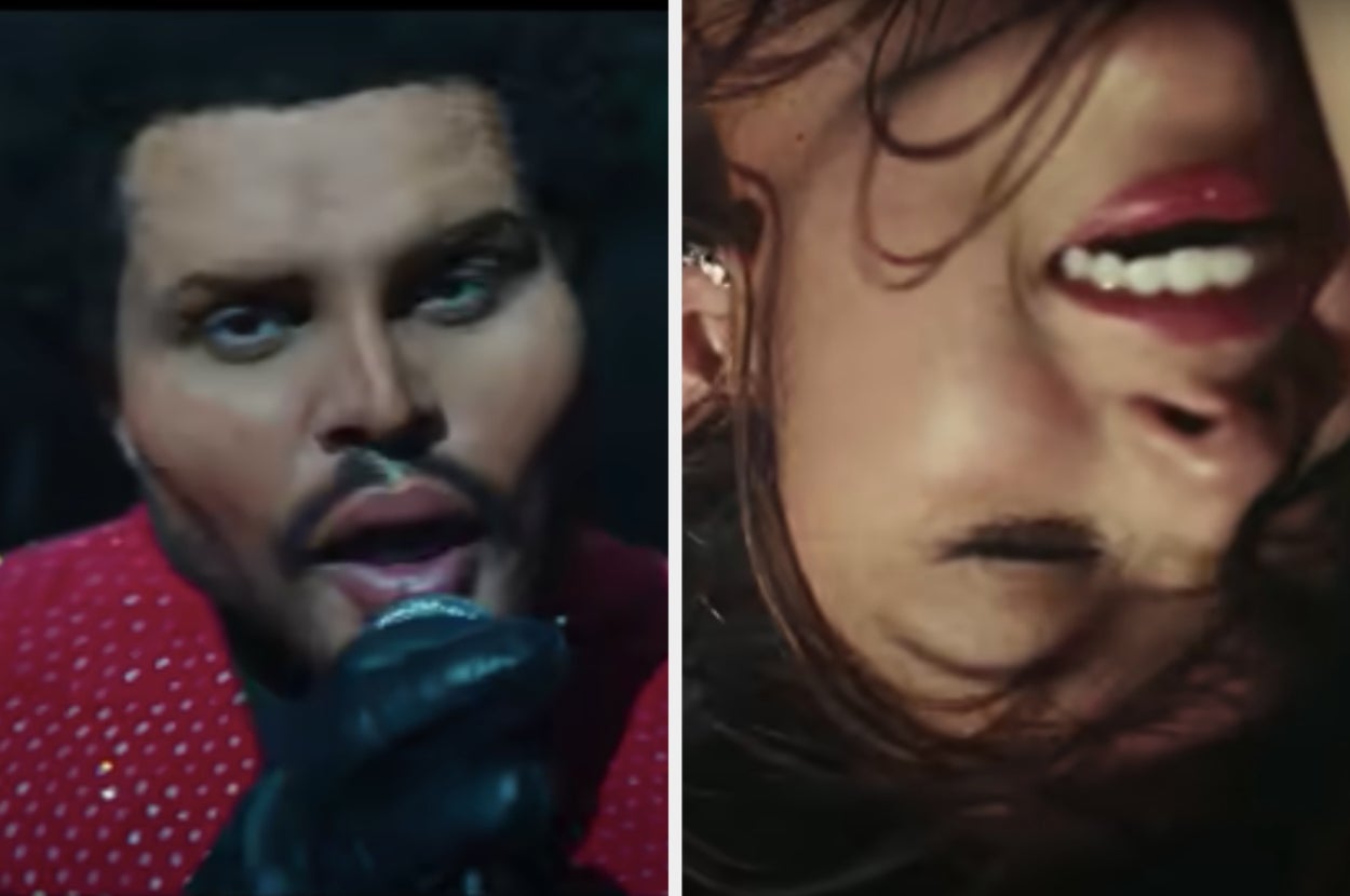 The Weeknd and Olivia Rodrigo 