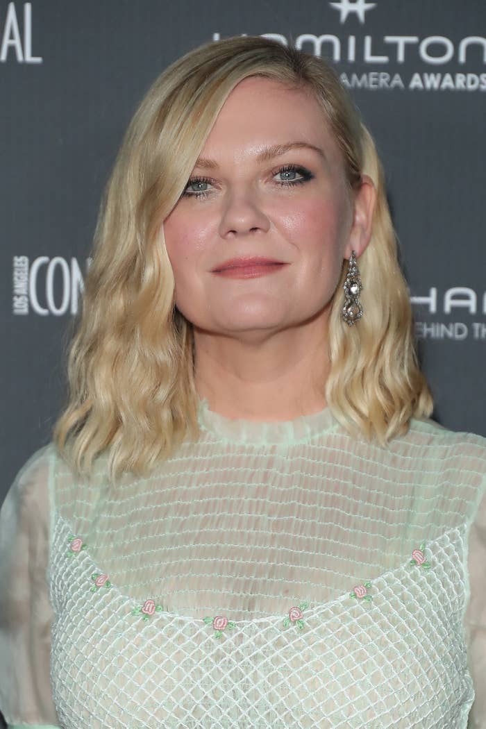 Kirsten Dunst poses for a photo at an event