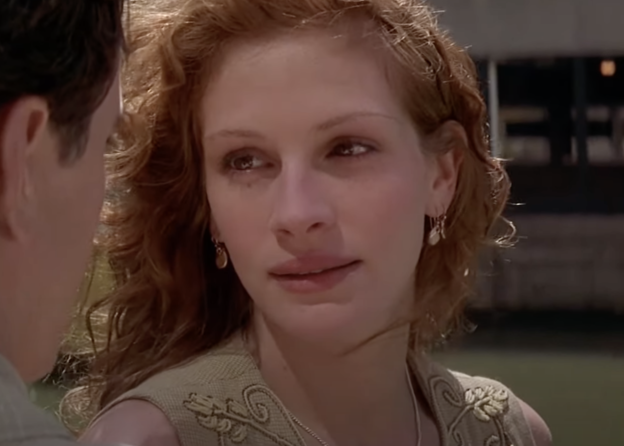 Julia in "My Best Friend's Wedding"