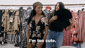 People on &quot;America&#x27;s Next Top Model&quot; saying, &quot;I&#x27;m too cute&quot; in dressing room