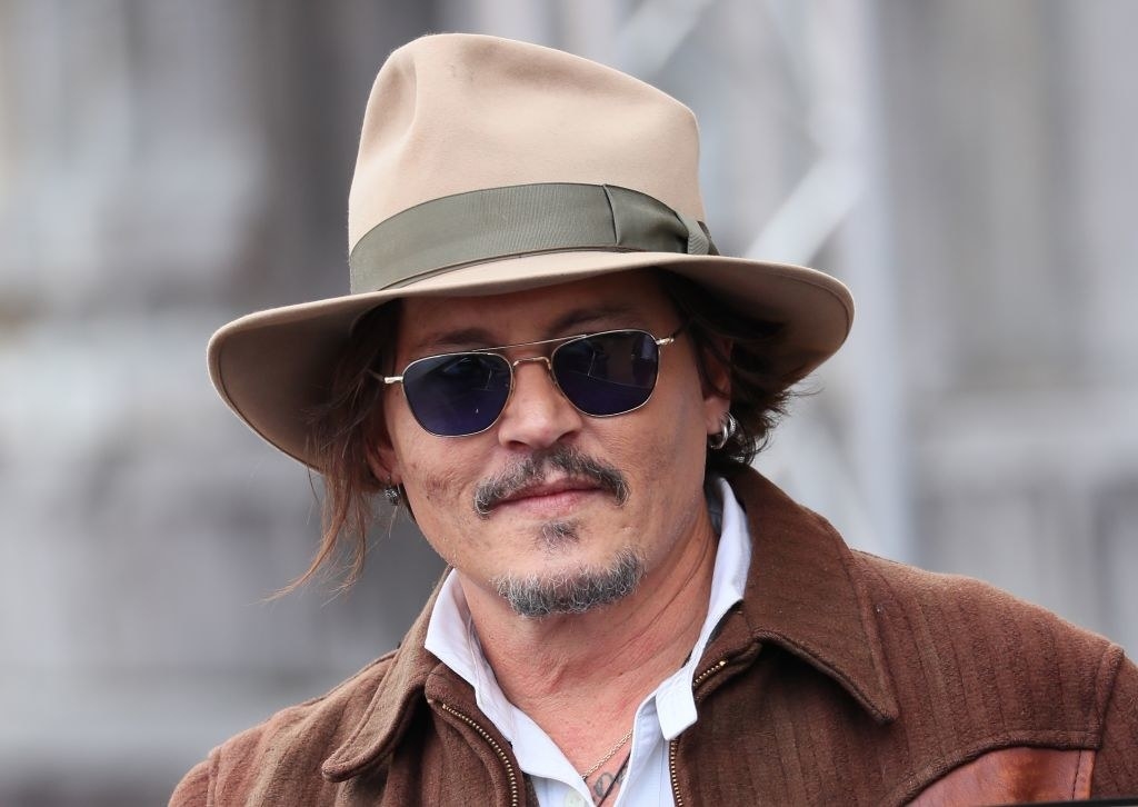 Johnny Depp at a film festival