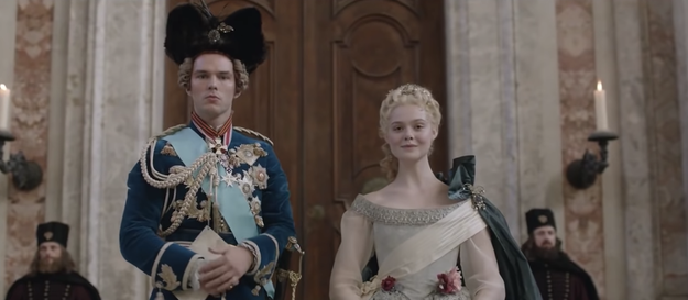 Catherine the Great and Peter in full court costume