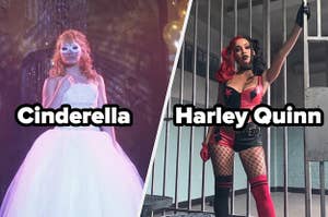 Cinderella from "A cinderella story" and Harley Quinn from "Riverdale"