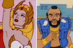 animated she-ra and mr t