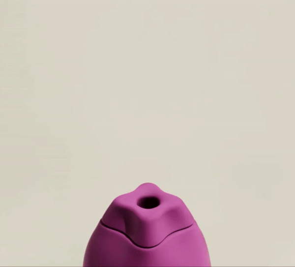 GIF of different mouth opening sizes on vibrator