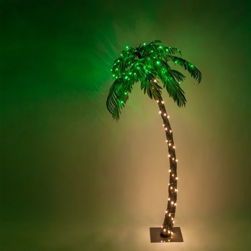 The light up palm tree