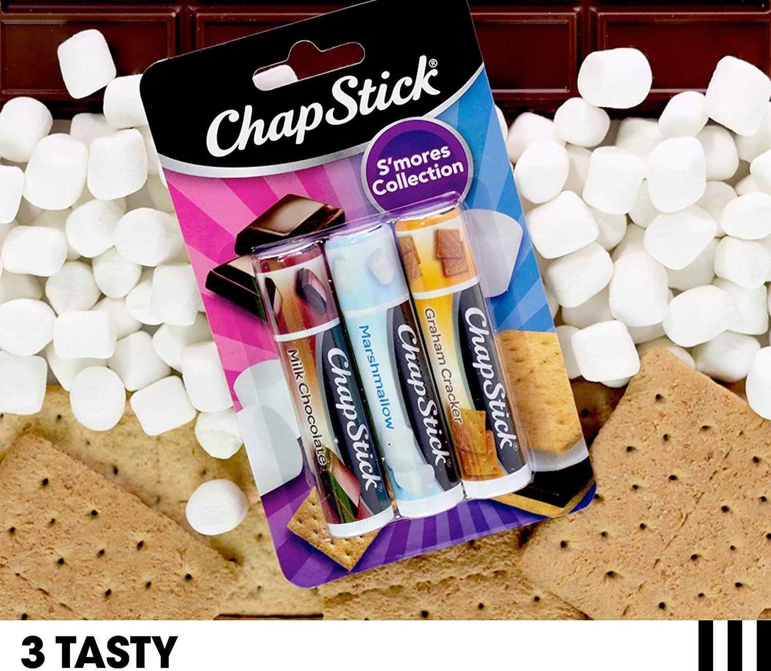 the pack of lip balms