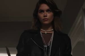 Ruby holding knife in American Horror Stories