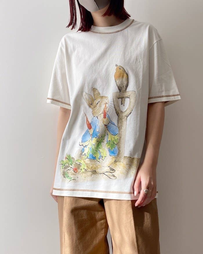はぁ 好き ユニクロの ピーターラビットtシャツ 絵本そのままのデザインが可愛い
