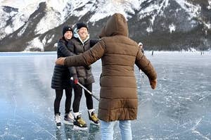 friends on ice