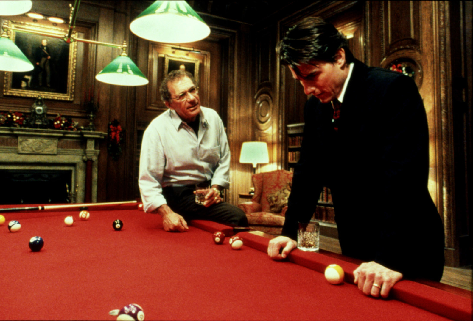 Victor Ziegler (Sydney Pollack) and Bill Harford (Tom Cruise) in &quot;Eyes Wide Shut&quot;