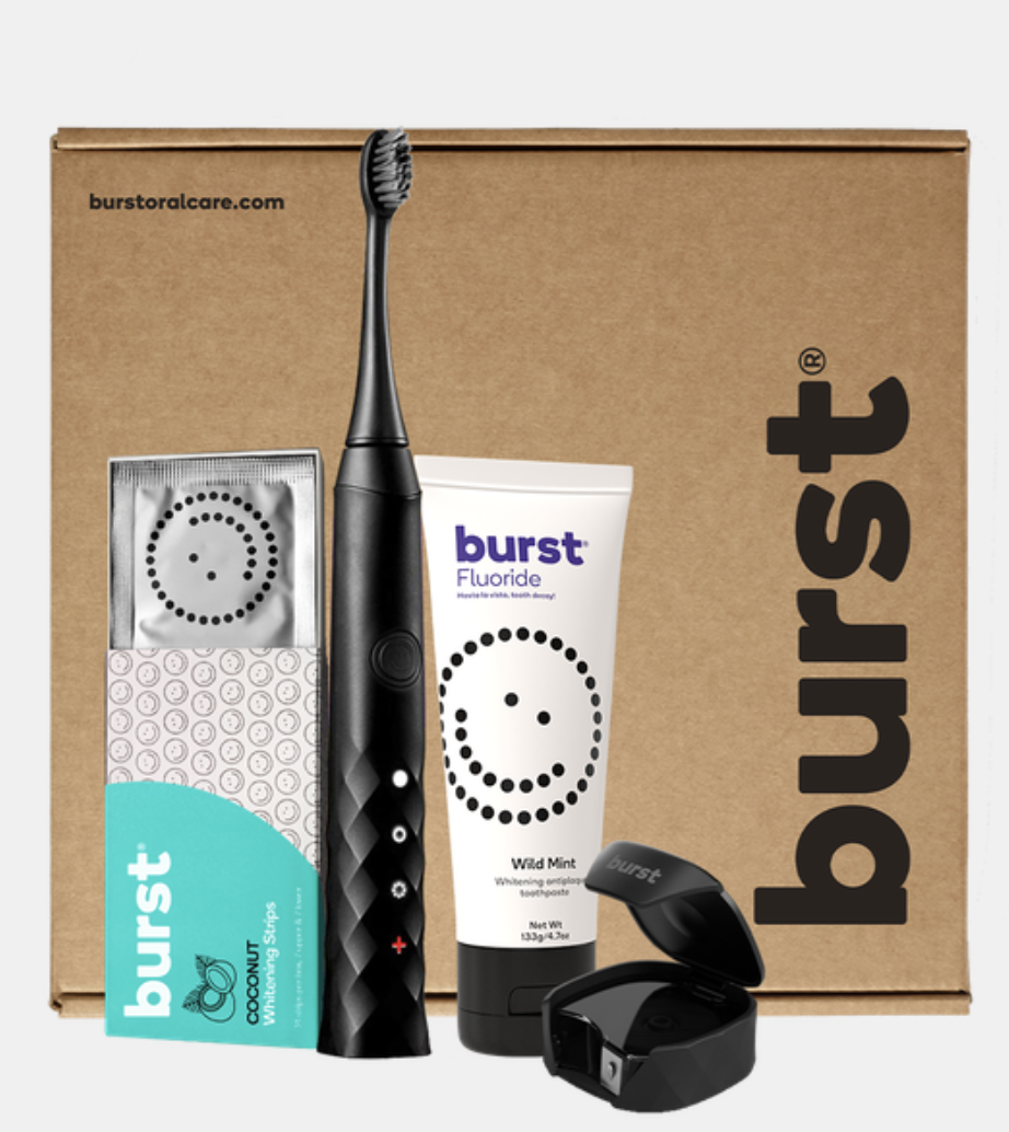 black electric toothbrush