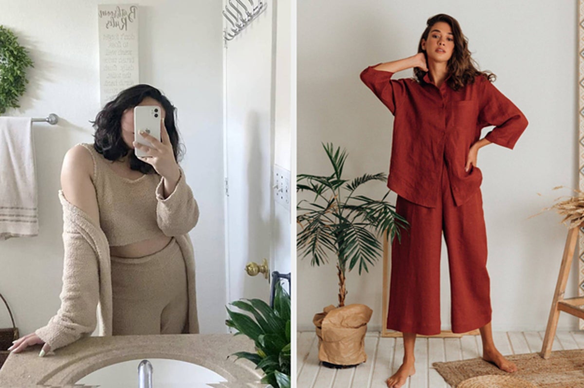 13 Pajama Sets You Can Wear to Work — Silk Pajama Sets Pajamas You Can Wear  Out