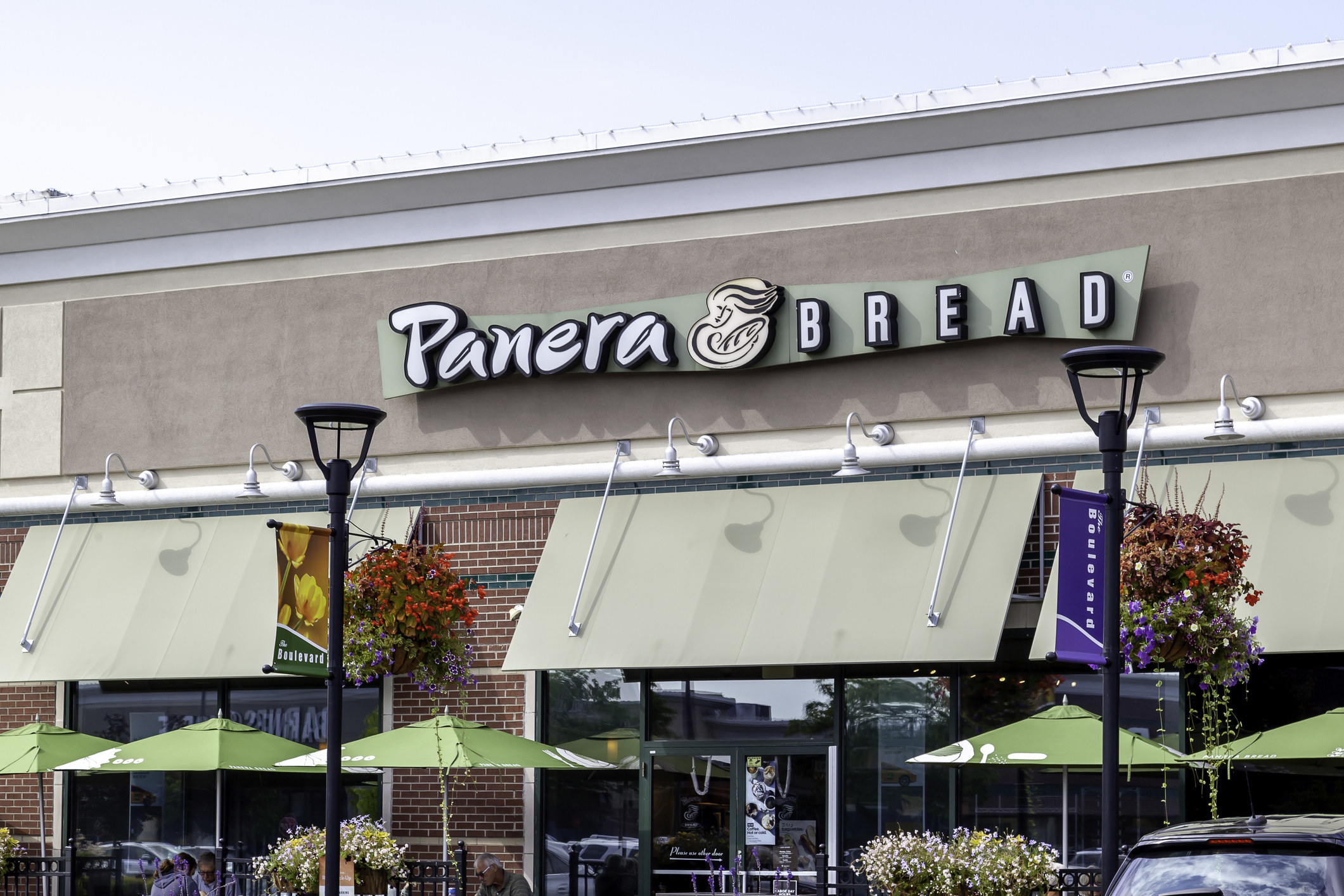 A Panera Bread restaurant.