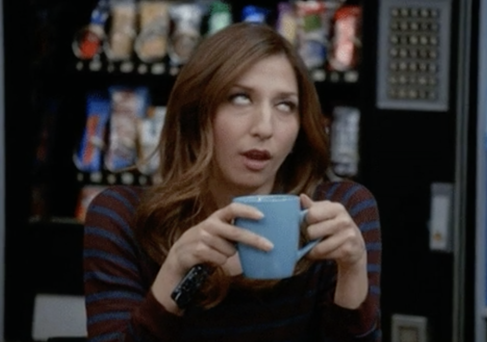 chelsea peretti rolling her eyes