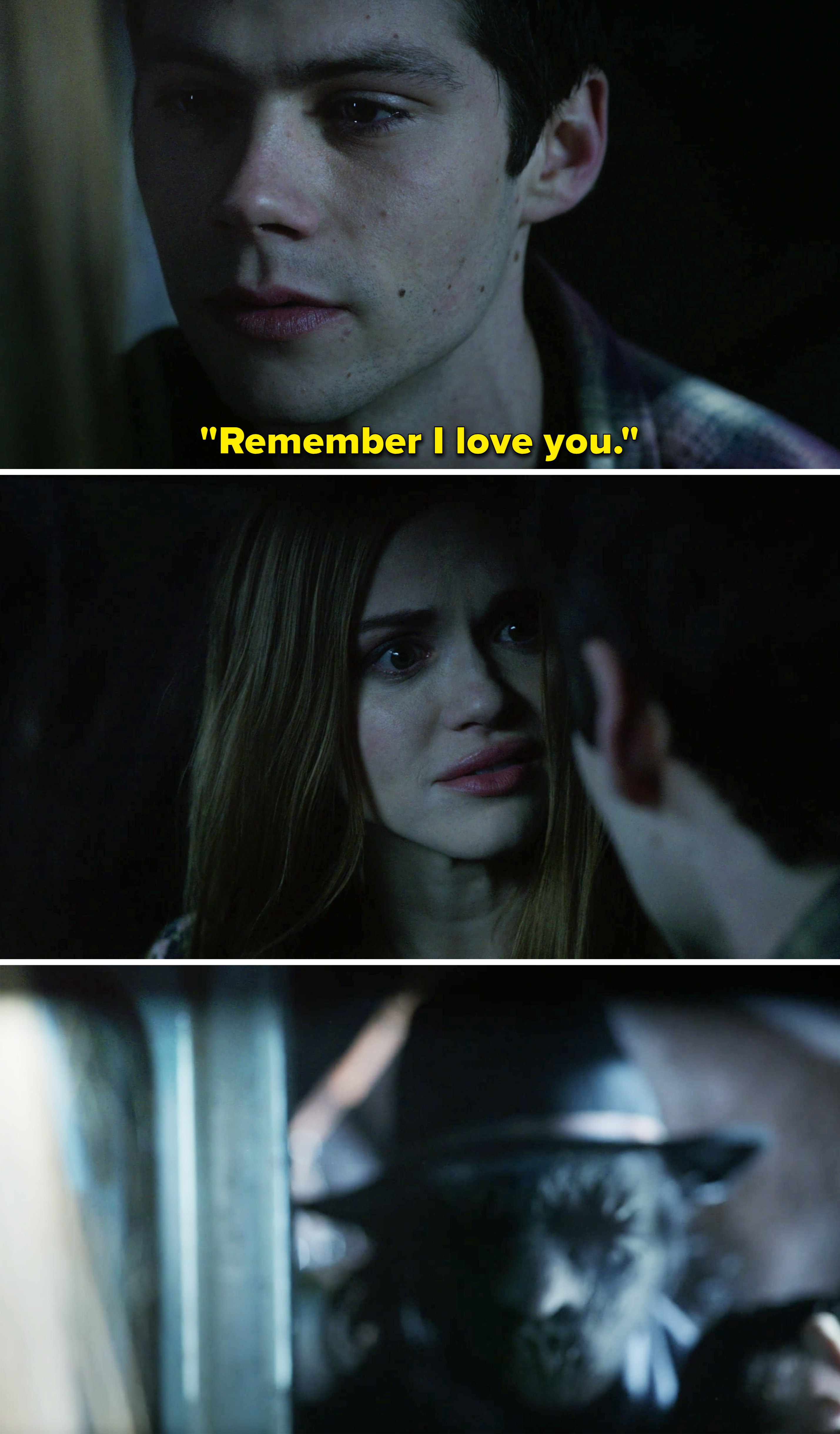 Stiles saying &quot;Remember I love you&quot;