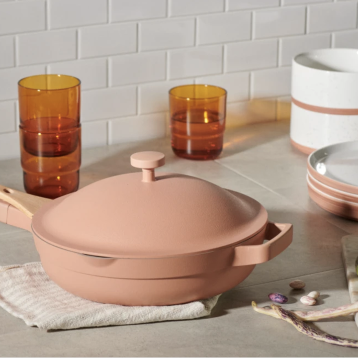 the always pan on a kitchen counter