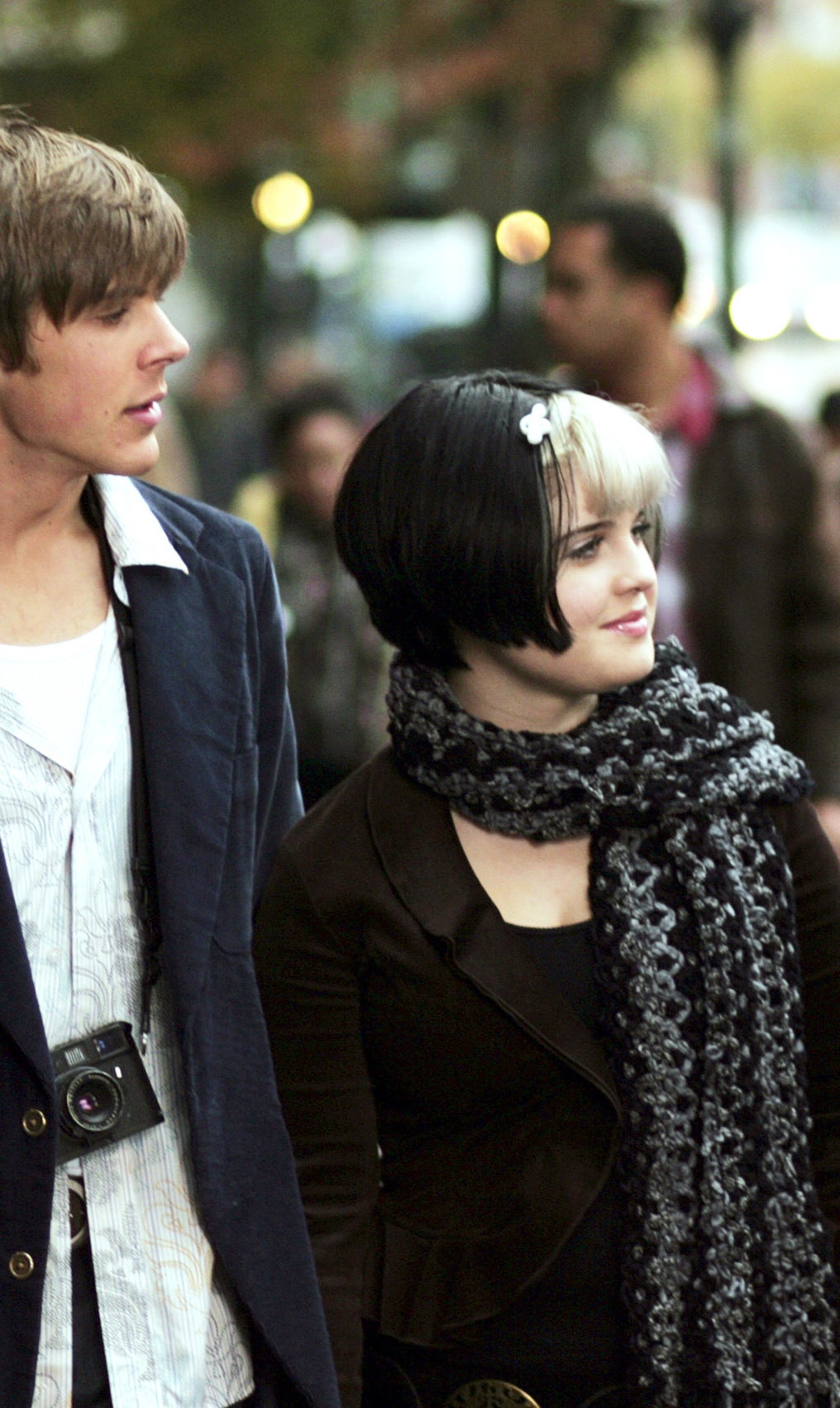 Deborah walks with her friends