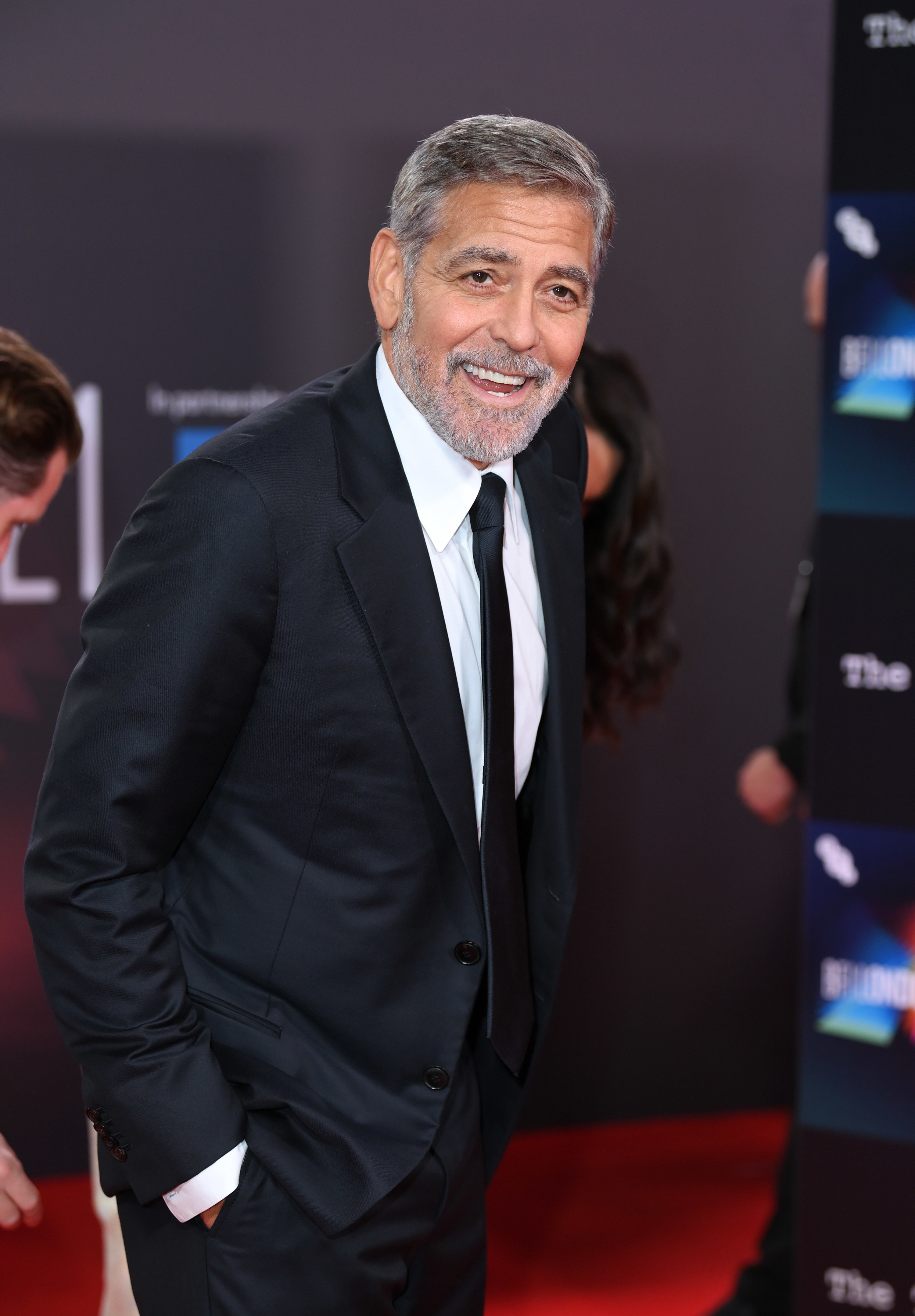 George Clooney attends &quot;The Tender Bar&quot; premiere in London, England