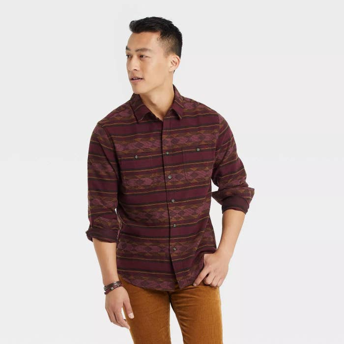 The red striped shirt