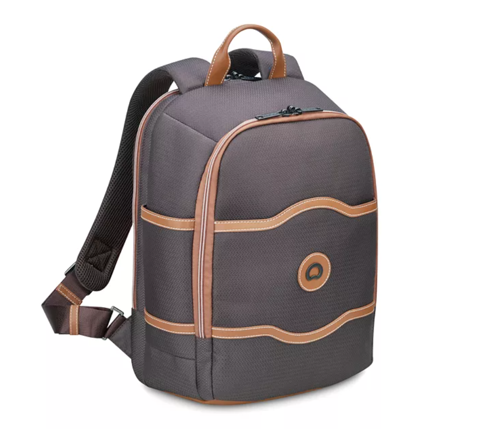 Delsey&#x27;s Chatelet Soft Air Backpack in gray