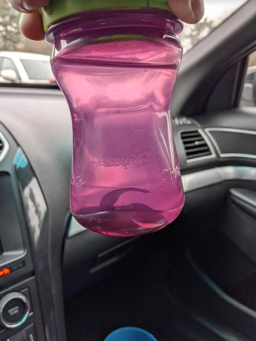 3-Year-Old Brings Her Pet Fish To School In Sippy Cup