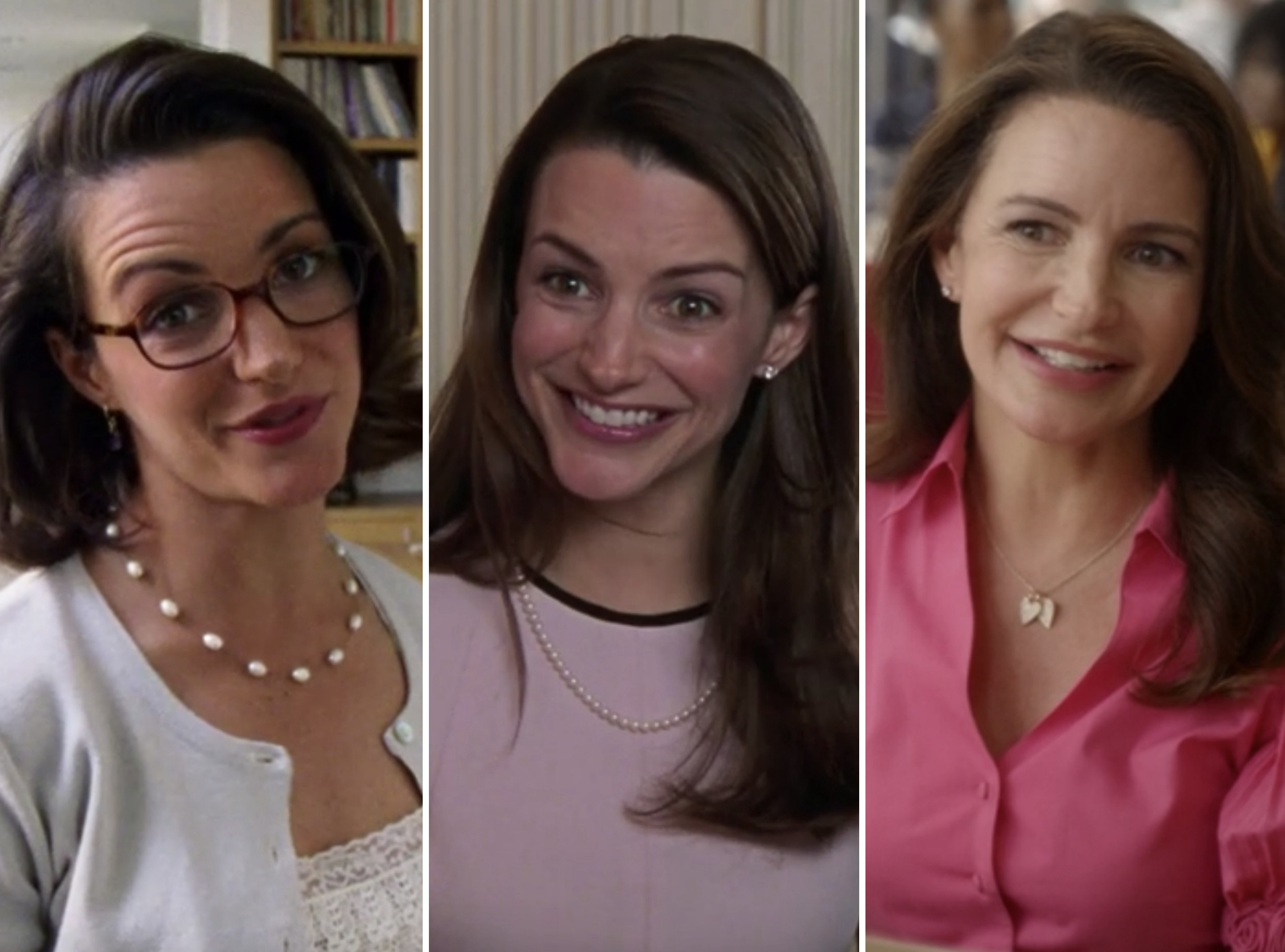 Kristin Davis in the first vs. last episode of &quot;Sex and the City,&quot; and in &quot;And Just Like That...&quot;