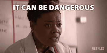 Yvette Nicole Brown saying &quot;it can be dangerous&quot; on Gentefied
