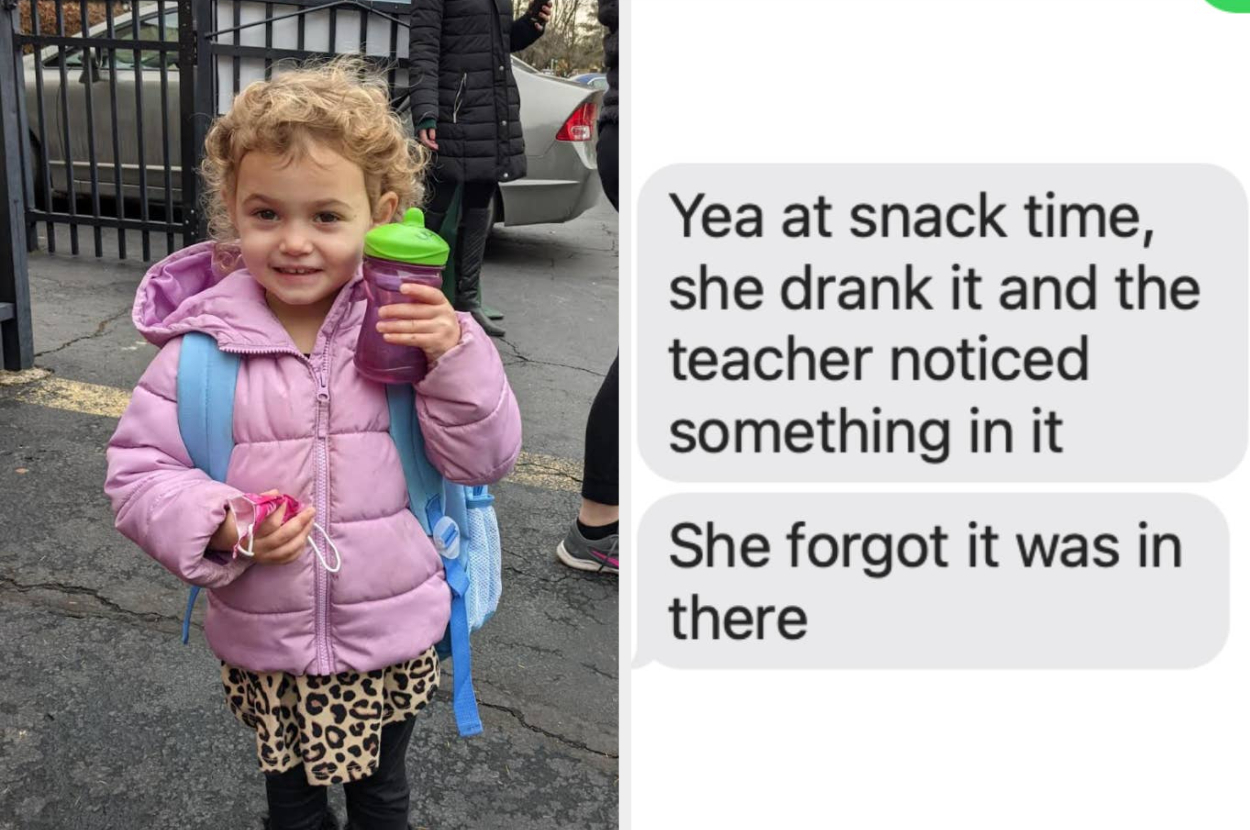 3-Year-Old Brings Her Pet Fish To School In Sippy Cup