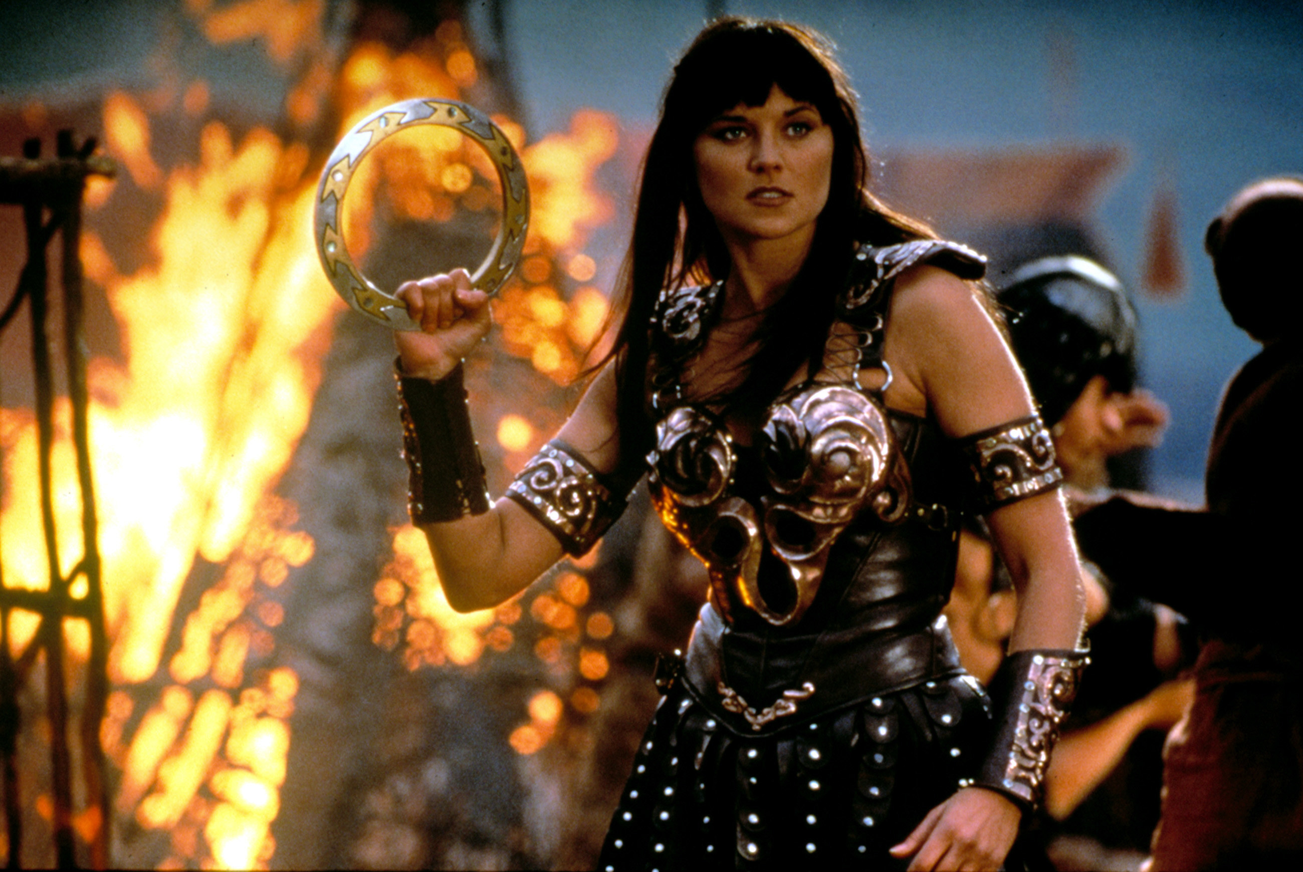 Xena (Lucy Lawless) in &quot;Xena: Warrior Princess&quot;