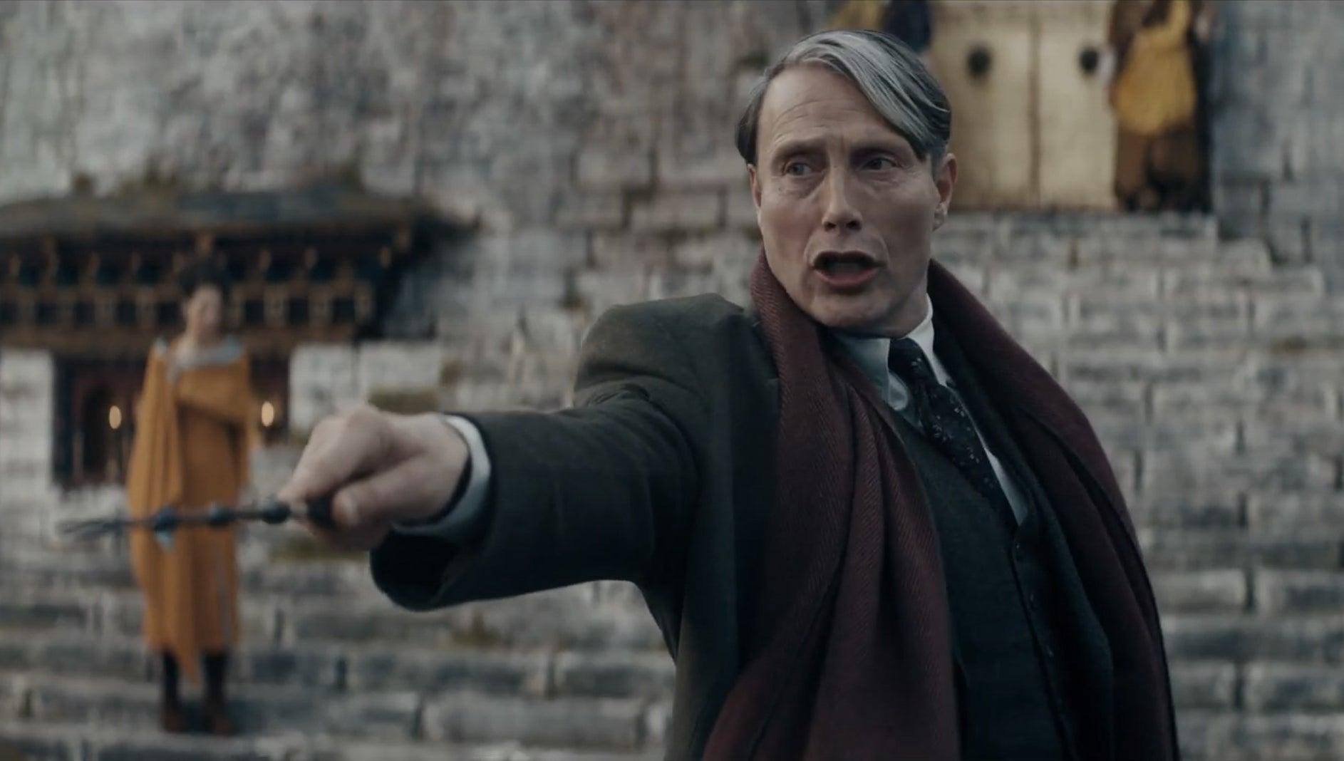 Mads Mikkelsen in Fantastic Beasts: The Secrets of Dumbledore