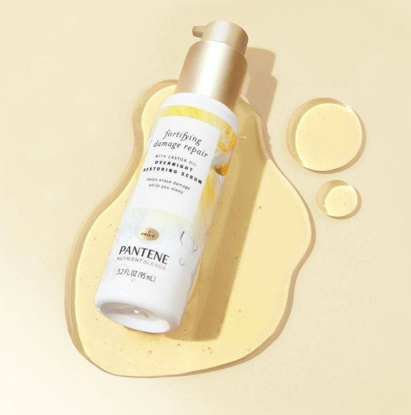 The Pantene damage repair nourishing overnight restoring serum