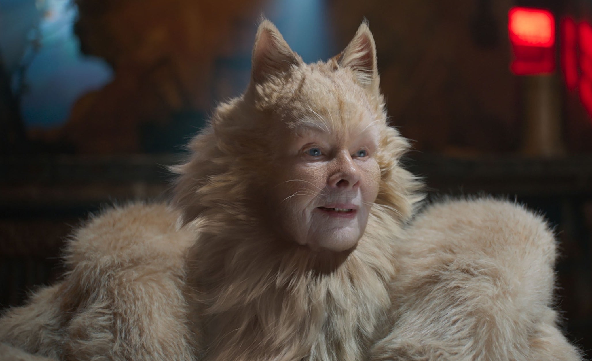 Judi Dench as Old Deuteronomy in "Cats"