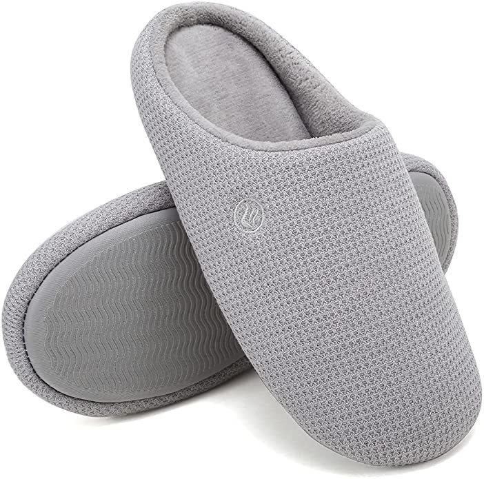 Pair of gray slippers