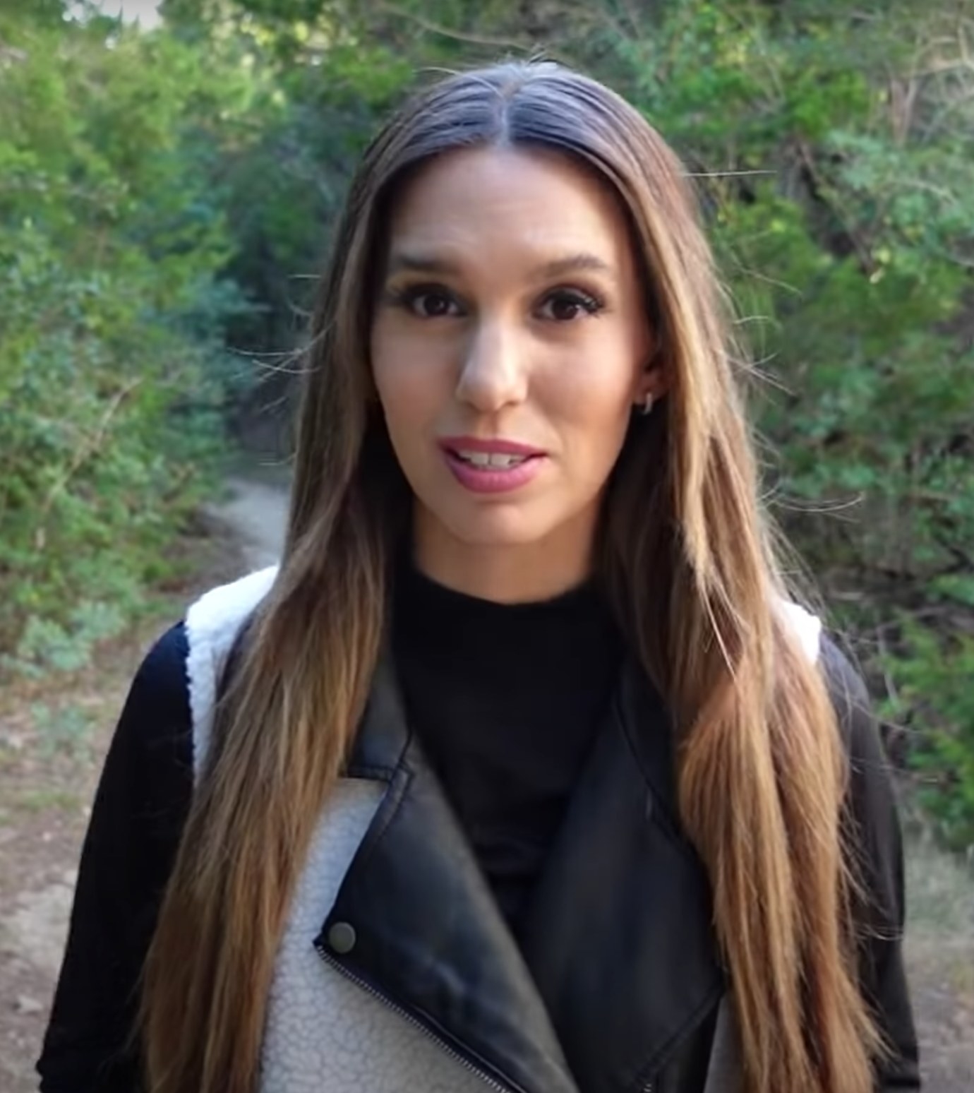 Christy Carlson Romano in a 2021 video for her YouTube channel discussing Britney Spears, Lindsay Lohan, and Paris Hilton