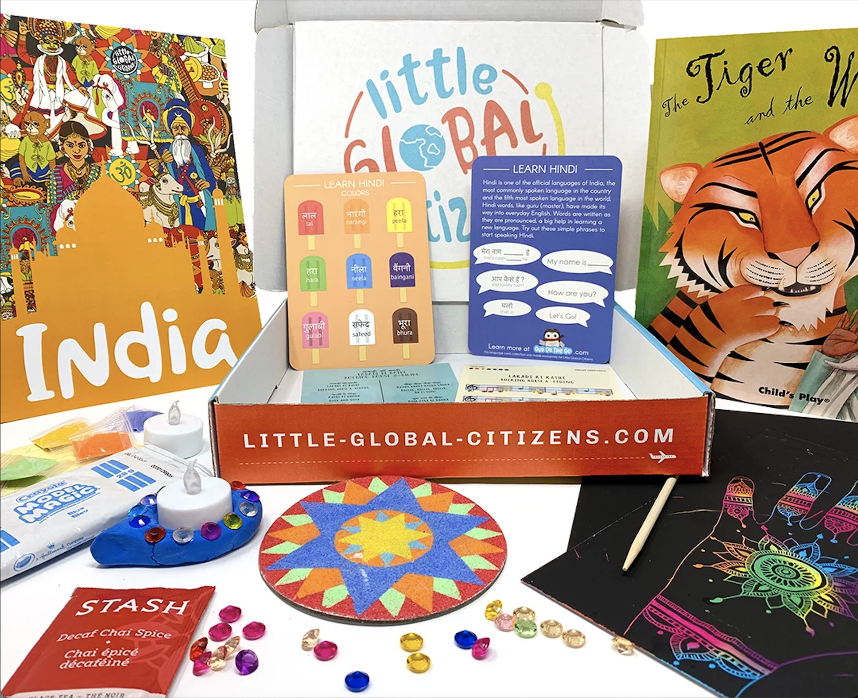 subscription box contents with a focus on India
