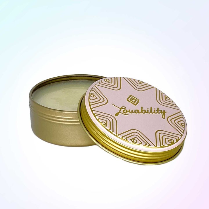 Loveability Bomb balm in tin
