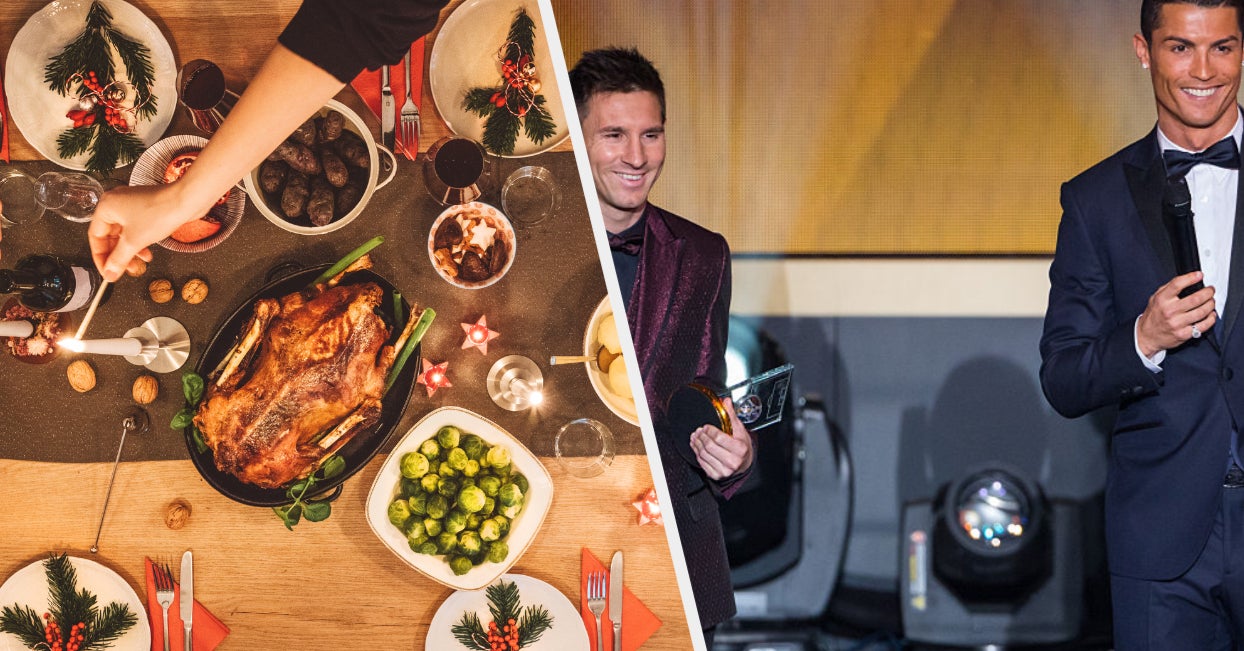Este "¿Qué prefieres?" de comida navideña te dirá si eres más CR7 o Messi