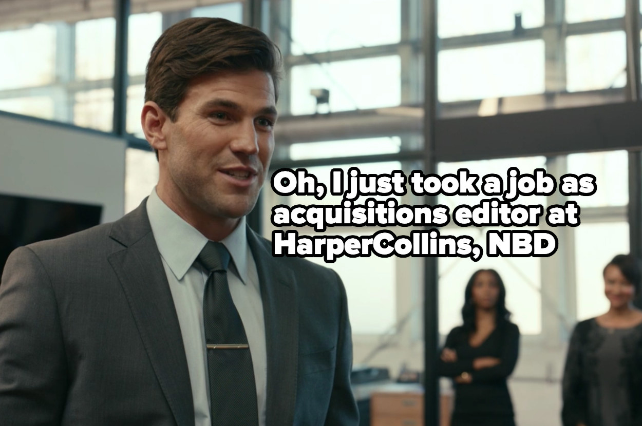 meme of Josh saying he just took an editor job at HarperCollins, NBD