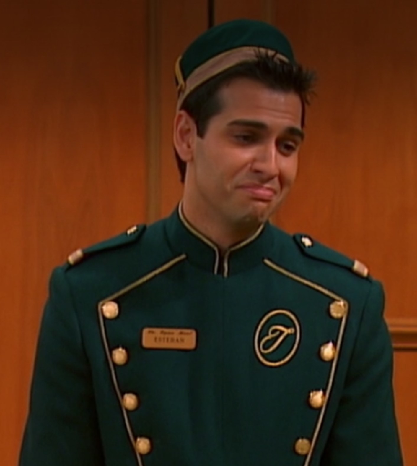 Adrian R&#x27;Mante as his character, Esteban, speaks to Zack and Cody in &quot;The Suite Life of Zack &amp;amp; Cody&quot; episode, &quot;To Catch a Thief&quot;