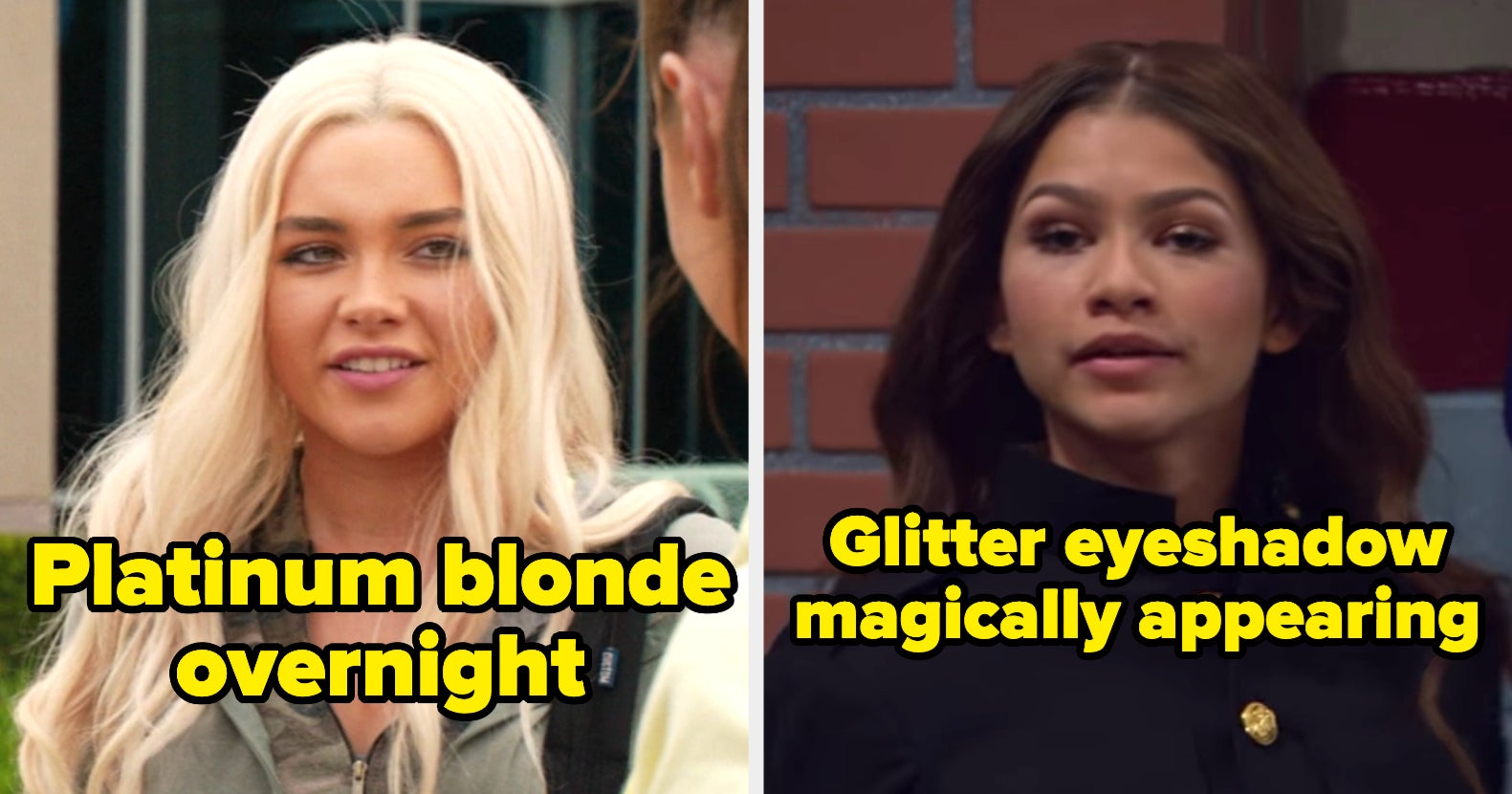 29 TV And Movie Moments That Completely Misunderstood How Hair And Makeup Work