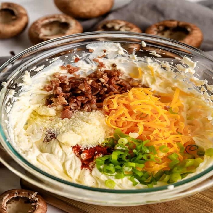 Filling for stuffed mushrooms.