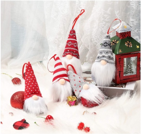 Paquete de 8 gnomos navideños para decoración