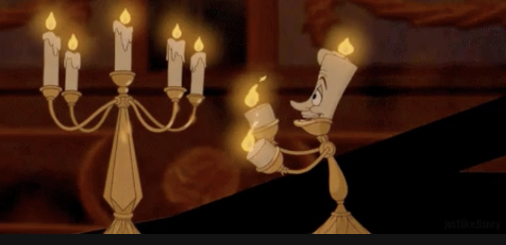 Lumiere in beauty in the beast