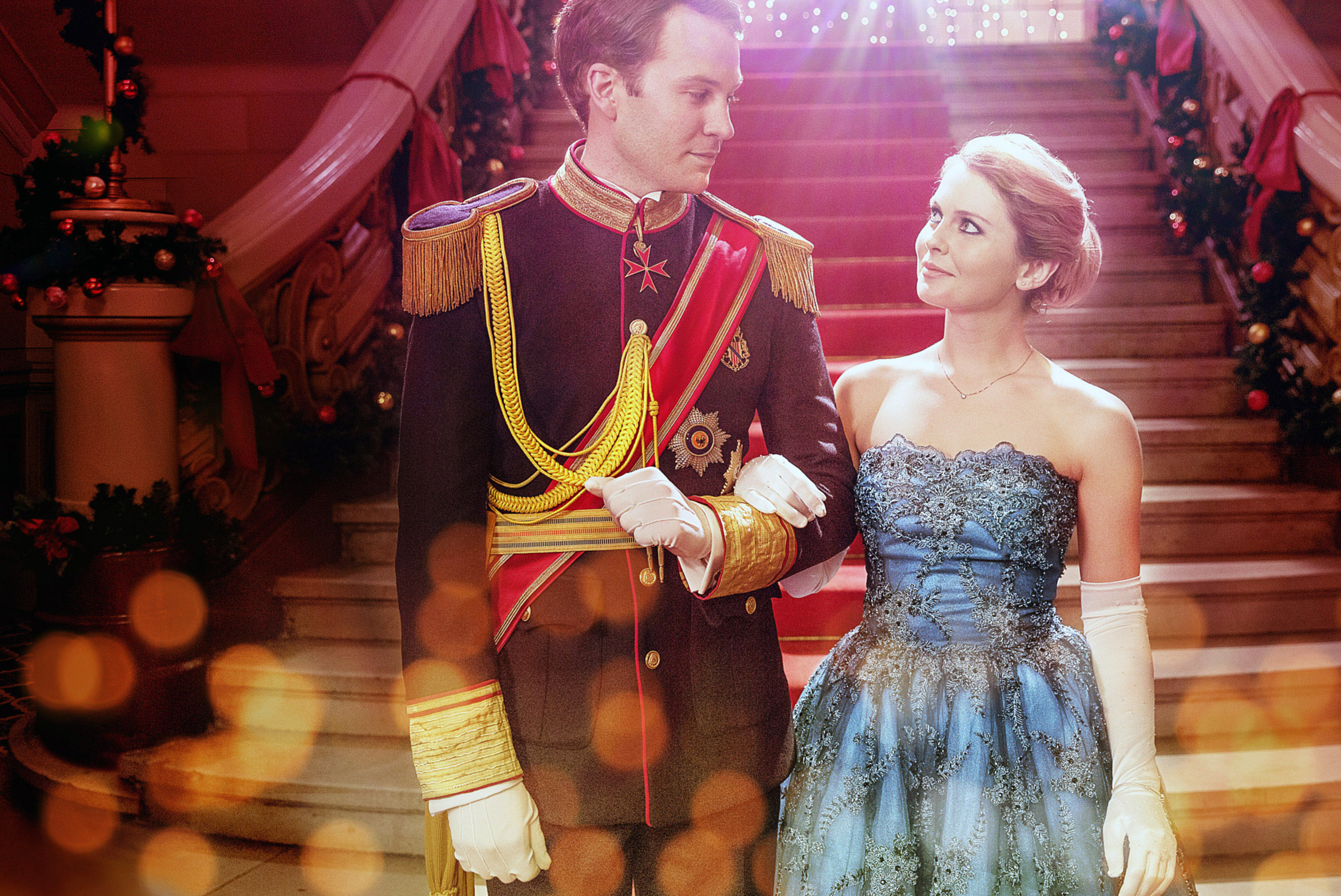 Ben Lamb, Rose McIver in A Christmas Prince