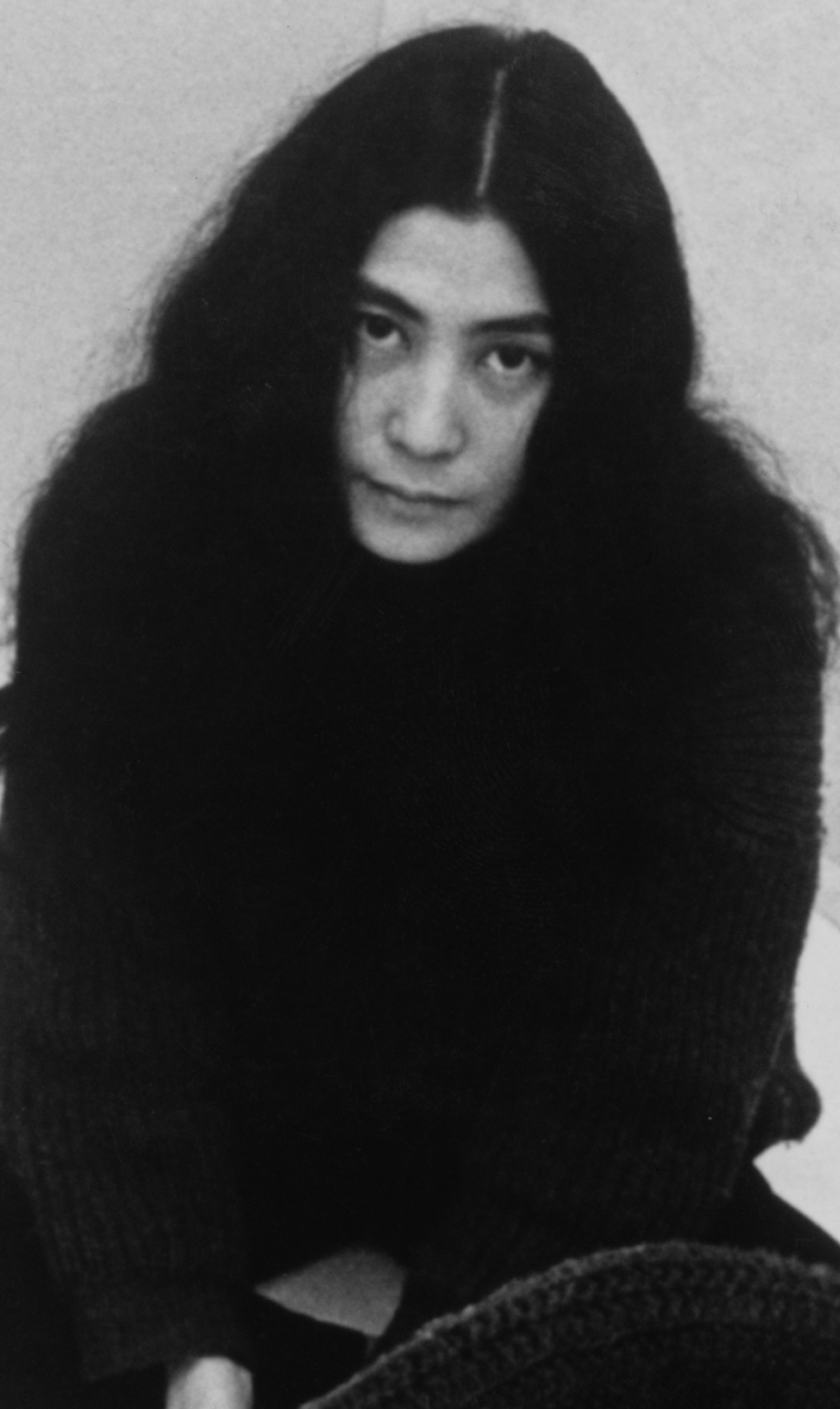 Ono at one of her art exhibits in 1965