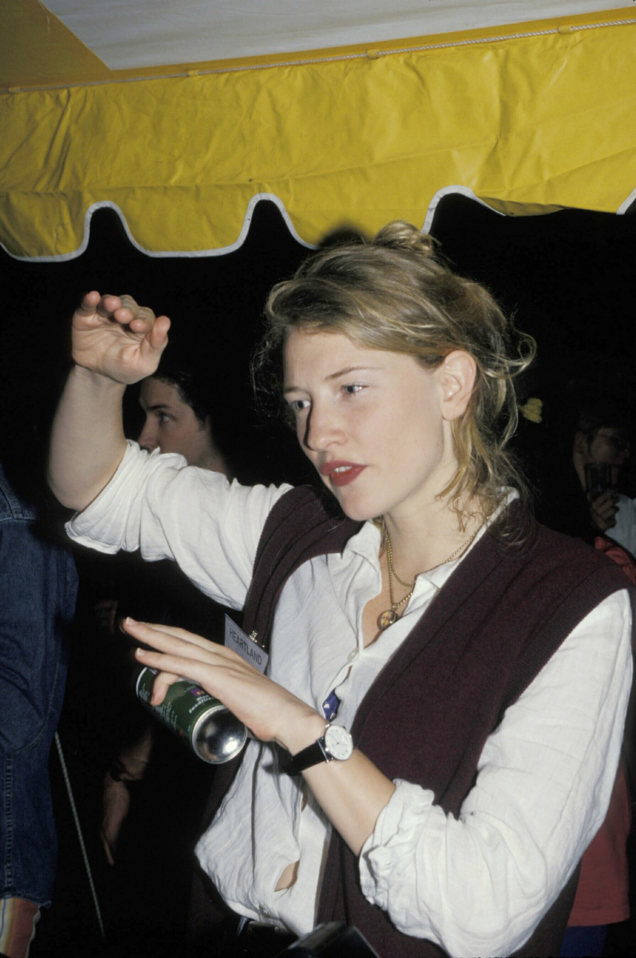 Blanchett at Heartland launch in Australia in 1994
