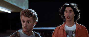 bill and ted saying &quot;not bad&quot;