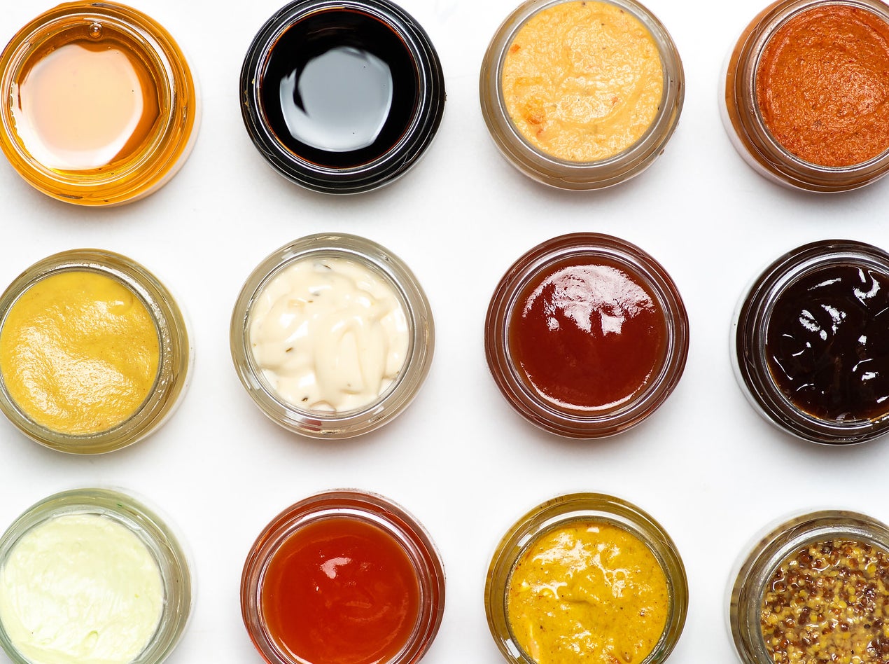 Different dipping sauces.