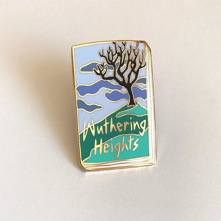 the wuthering heights enamel pin